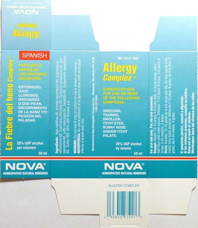Allergy Complex Box (Nova Allergy Box)