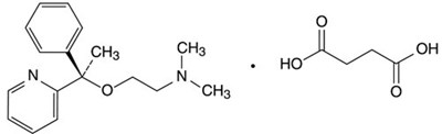Doxylamine Succinate Structural Formula - image 02
