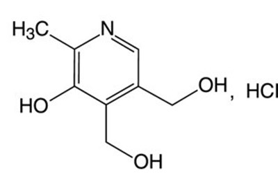 Pyridoxine Hydrochloride Structural Formula (Image 03)