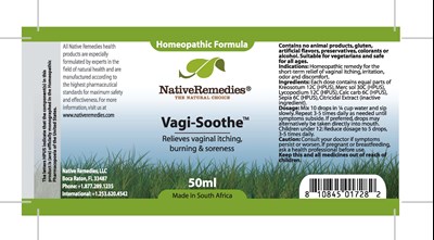 Bottle Label (Vagisoothe)