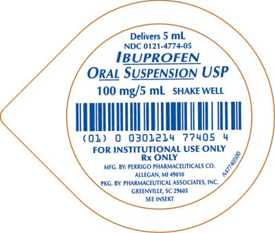 PRINCIPAL DISPLAY PANEL - 5 mL Cup Label - ibuprofen 02