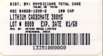 1335.jpg image of 300 mg package label - 1335