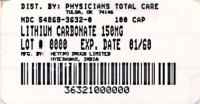 3632.jpg image of 150 mg package label - 3632