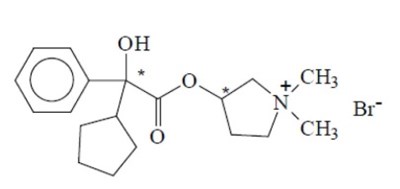Chemical-structure (Glycopyrrolate Injection 01)