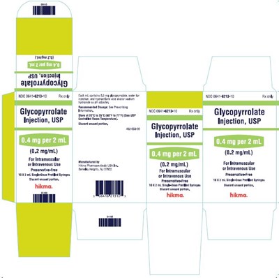 Glycopyrrolate 2 mL Carton (Glycopyrrolate Injection Usp Syringe 7)
