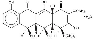 Doxycycline Structural Formula. (Doxycycline Monohydrate Capsule 1)
