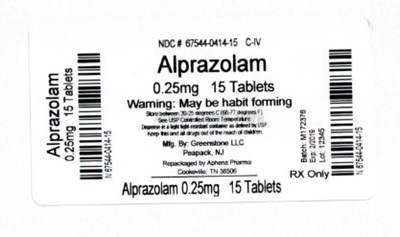 67544-414-15.jpg Bottle Label 0.25mg - 67544 414 15