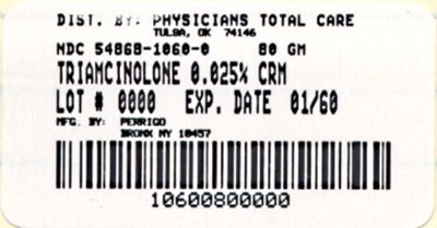 Image Of 0.025% Cream Package Label (1060)