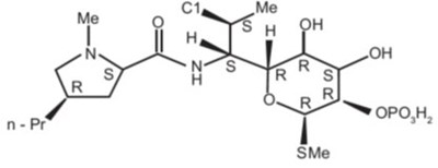 Clindamycin Phosphate Structural Formula (Image 01)