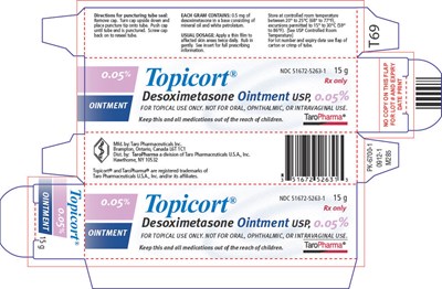 topicort-02.jpg PRINCIPAL DISPLAY PANEL - 15 g Tube Carton - topicort 02
