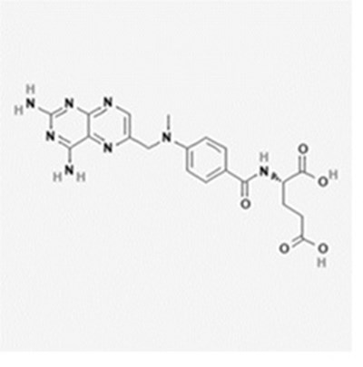 Structural Formula - methotrexate structure