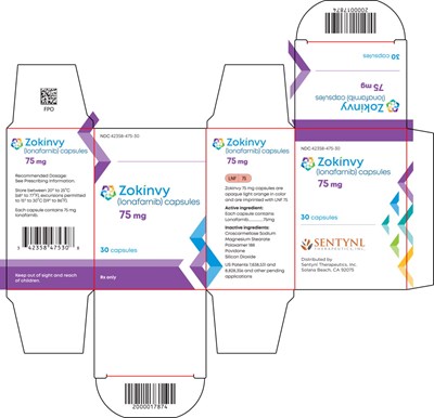 zok00-0000-12.jpg Principal Display Panel - 75 mg Carton Label - zok00 0000 12
