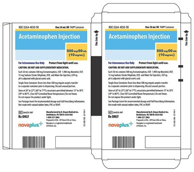 D4050-vnp Folding Carton (Acetaminophen In Pab Novaplus 7)