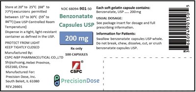 Principal Display Panel (200 mg Capsule Bottle Label)