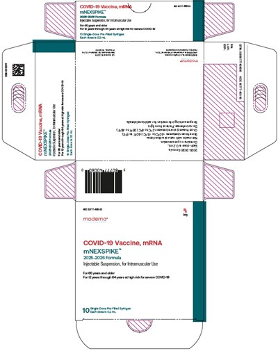 image-02.jpg mNEXSPIKE (COVID-19 Vaccine, mRNA) 2025-2026 Formula Injectable Suspension for Intramuscular Use Single-Dose Pre-Filled Syringe Carton 0.2 mL (80777-400-60) - image 02