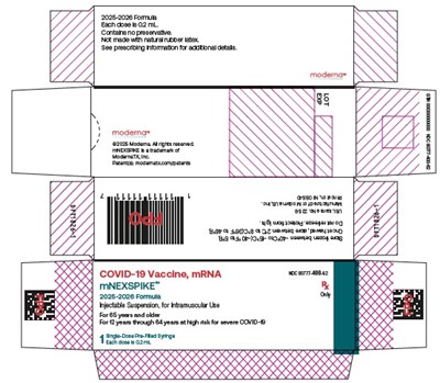 image-04.jpg mNEXSPIKE (COVID-19 Vaccine, mRNA) 2025-2026 Formula Injectable Suspension for Intramuscular Use Single-Dose Pre-Filled Syringe Carton 0.2 mL (80777-400-62) - image 04
