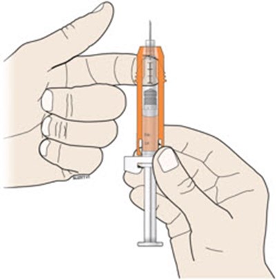 Hold The Pinch. Insert The Needle Into The Skin At 45 To 90 Degrees. (Neupogen 10)