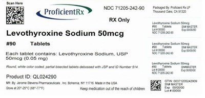 71205-242-90 - levothyroxine sodium tablet usp jsp 3