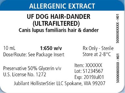 AP Cattle Hair-Dander, 10 mL 1:50 w/v Vial Label - non standardized extracts   bulk 2