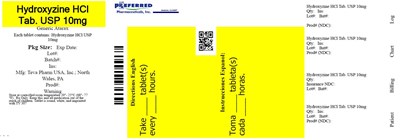 Hydroxyzine Hci Tablets Usp 10mg (Image 2)
