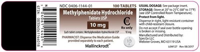 Methylphenidate Hydrochloride Tablet Usp (10 mg Bottle Of 100) (Methylphenidate Hydrochloride Tablets 14)