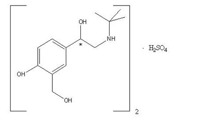 albuterol-structure - albuterol structure