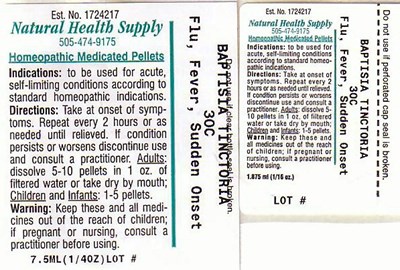 NHS_flu_fever_sud_on.jpg Flu Fever Sudden Onset Label - NHS flu fever sud on