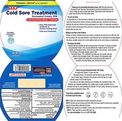 Docosanol 10% (Docosanol 10 Percent Pump Cream Ene 1)