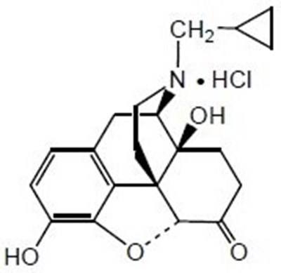 Naltrexone Hydrochloride Chemical Structure (Contrave Er 02)