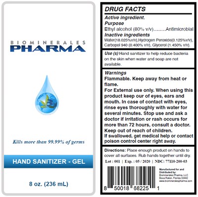biominerales-01.jpg PRINCIPAL DISPLAY PANEL - 236 mL Bottle Label - biominerales 01
