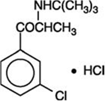 Structure - bupropion structure
