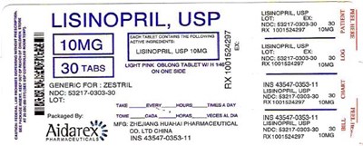 Image Description (Lisinopril Usp 10 mg 2)