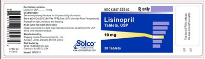 10mg Pdp (Lisinopril Usp 10 mg 4)