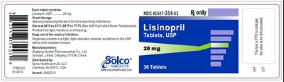 20mg Pdp (Lisinopril Usp 10 mg 5)