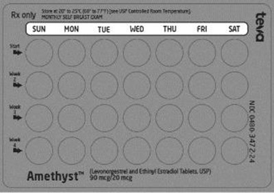 Blister (Amethyst   Levonorgestrel And Ethinyl Estradiol Ta 12)