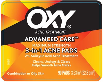 Oxy Advanced Care Maximum Strength 3-in-1 Acne Pads (Image 01)