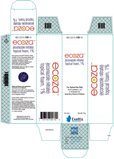 ecoza-07.jpg PRINCIPAL DISPLAY PANEL - 70 g Canister Carton - ecoza 07
