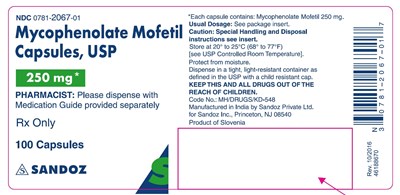 Mycophenolate-02.jpg 250 mg capsule label - Mycophenolate 02