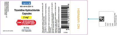 Tizanidine Hydrochloride Capsules 2 mg Bottle Label (49d0fb0e 9403 4e99 Bf59 01b9a45a7dde 05)