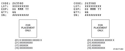 Vancomycin Representative Carton Label 0338-3581-01  panel 2 of 3 - image 16