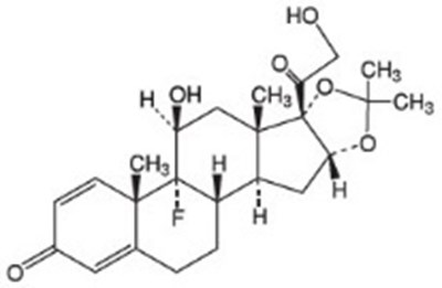 Chemical Structure (Triamcinolone 01)