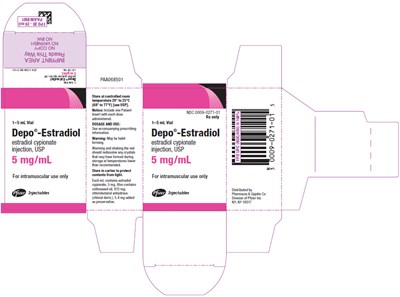PRINCIPAL DISPLAY PANEL - 5 mg/mL Vial Carton - depo estradiol 04