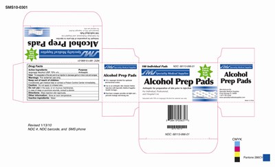 Sms Alcohol Prep Pad Labeling (Smsalcoholpreppadlabeling)