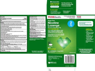 Nicotine Polacrilex 2 mg (Nicotine 2 mg Sugar Free Mini Mint Lozenge 1)