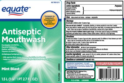 Eucalyptol (0.092%), Menthol (0.042%), Methyl Salicylate (0.060%), Thymol (0.064% (Mouthwash Freshburst Liquid 1)