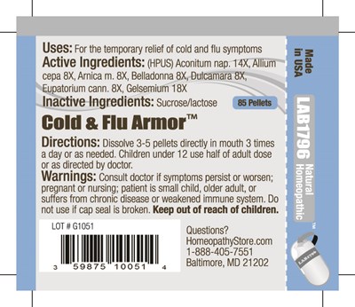 Image Of Label (Cold Flu Armor)