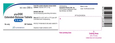 glipizide-fig1.jpg PACKAGE LABEL-PRINCIPAL DISPLAY PANEL - 2.5 mg (30 Tablet Container) - glipizide fig1