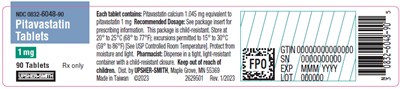 PRINCIPAL DISPLAY PANEL - 1 mg Tablet Bottle Label - pitavastatin 03