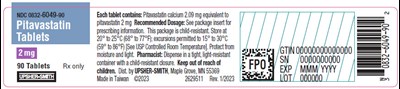 PRINCIPAL DISPLAY PANEL - 2 mg Tablet Bottle Label - pitavastatin 04