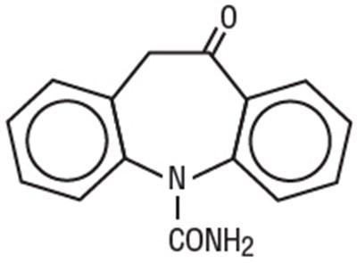 Chemical Structure - oxcarbazepine 01